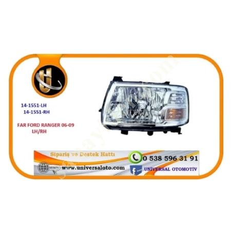 SABAYAUTOMOTIVE HEADLIGHT FORD RANGER 2006-2009 LEFT, Headlight & Park-Stop & Fog & Signal