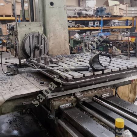 UNİVERSAL BORWERG 80 LİK 1980 MODEL 1450X1000X 770 MM BARA 1400X1200  TABLA, Makina
