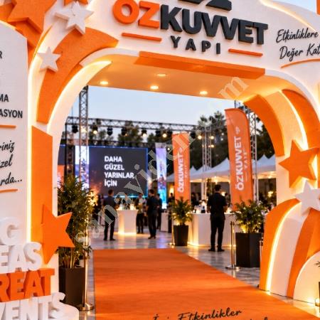 STRAFOR ETKİNLİK GİRİŞ DEKORU ÖZEL ÜRETİMİ, Yapı İnşaat