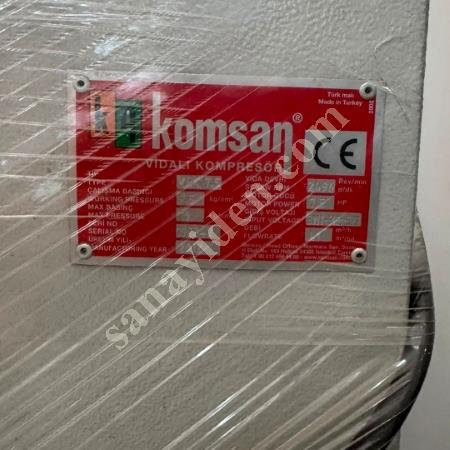 KOMSAN VEK 7.5 KW VİDALI KOMPRESÖR – 10 BAR – TEMİZ – UYGUN FİYAT, Vidalı Kompresör
