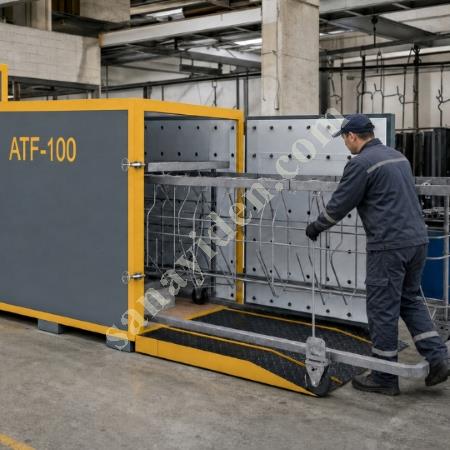 MT MAKİNA ATF-100 ASKI TEMİZLEME FIRINI – ENDÜSTRİYEL BOYA VE KAPLAMA HATLARI İÇİN VERİMLİ ÇÖZÜM, Geri Dönüşüm Makineleri
