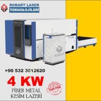 4 KW YERLİ ÜRETİM ROBART FİBER LAZER, Lazer Kesim Makinası