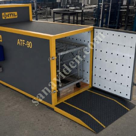 MT MAKİNA ATF-90 ASKI TEMİZLEME FIRINI – YÜKSEK KAPASİTELİ PİROLİZ BOYA SÖKME FIRINI, Geri Dönüşüm Makineleri
