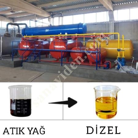 WASTE OİL DİSTİLLATİON, Arıtma Makinaları