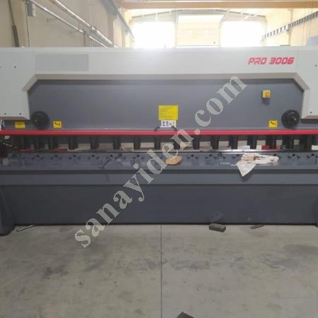 LHGM 3000 X 6MM HİDROLİK GİYOTİN MAKAS ( SIFIR ), Giyotin Makas