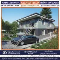 İMARLI ARSANIZA TAKSİTLE ANAHTAR TESLİM ÇELİK VİLLA, Yapı