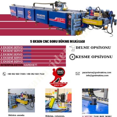 CNC90 ,3 EKSEN BORU BUKME MAKINASI, Cnc Boru Bükme