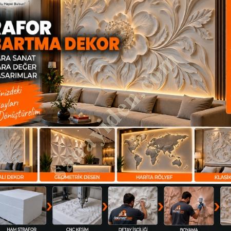 STRAFOR KABARTMA DEKOR ÖZEL TASARIM VE ÜRETİM, Yapı İnşaat