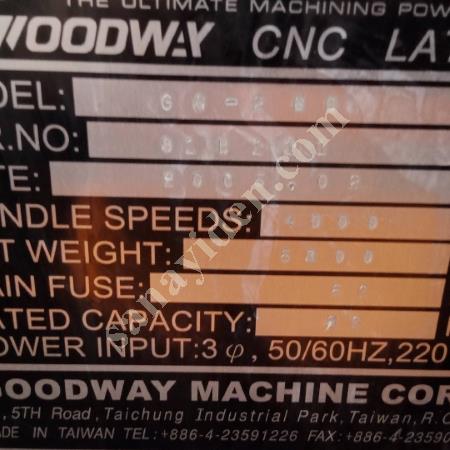 8/10/12 İNÇ  CNC TORNALAR  KURUMSAL FİRMADAN SATIŞA ÇIKMIŞTIR  0536 709 41 57, Makina