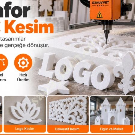 CNC STRAFOR KESİM HARF LOGO VE DEKOR ÜRETİMİ, Yapı İnşaat