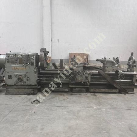 PROGRES MARKA 2.5 METRE 1000 ÇAP ÜNİVERSAL TORNA TEZGAHI, Metal