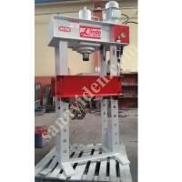 60 TON KOLLU MOTORLU HİDROLİK ATÖLYE PRESİ,