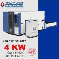 4 KW YERLİ ÜRETİM ROBART FİBER LAZER, Lazer Kesim Makinası