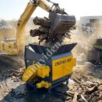 MT MAKİNA CROTAX-300 MEGA ENDÜSTRİYEL TEK ŞAFTLI PARÇALAYICI,
