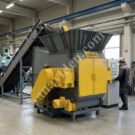 MT MAKİNA CROTAX-80 TEK ŞAFTLI PARÇALAMA MAKİNESİ – KOMPAKT ATIK İŞLEME ÇÖZÜMÜ, Geri Dönüşüm Makineleri