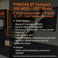 MAZAK QT 200 MSY L ÇIFT AYNA C VE Y EKSEN SÜRÜCÜLÜ TORNA, Machine