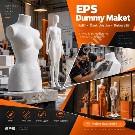 EPS DUMMY MAKET VİTRİN İÇİN ÖZEL ÜRETİM ÜRÜNÜ, Yapı İnşaat