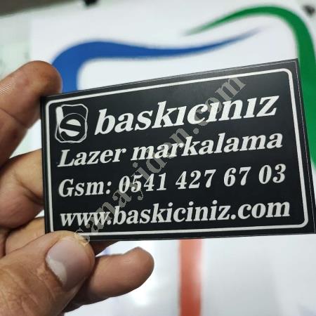 LAZER MARKALAMA,METAL ETİKET , Reklam & Promosyon