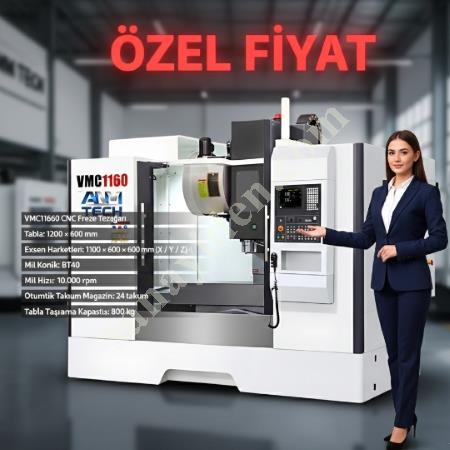 VMC 1160 LEADEWİİ M80A RPM 12000 1200X600X600, Dik İşleme Merkezi