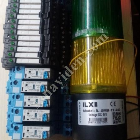 SATILIK SLİM PLC RÖLE VE SOKETİ RAY TİPİ MOLWEX MARKA, Elektrik & Enerji