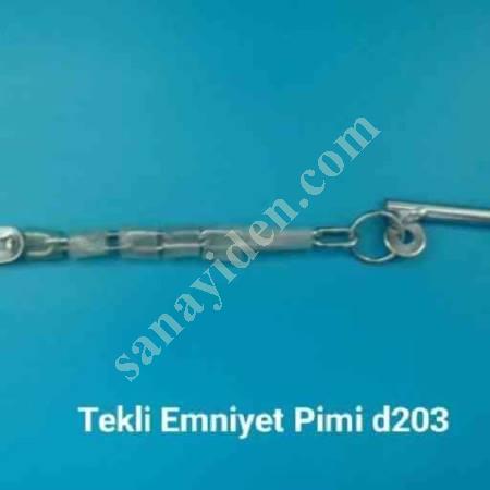 TEKLİ EMNİYET PİMİ, Metal Mamülleri Diğer