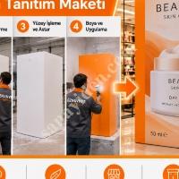 DEV KUTU DUMMY ÖZEL TASARIM REKLAM MAKETİ 3D,