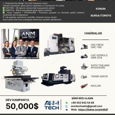 3LÜ CNC TEZGAH KAMPANYASI , Vertical Machining Center