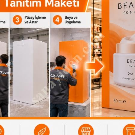 DEV KUTU DUMMY ÖZEL TASARIM REKLAM MAKETİ 3D, Yapı İnşaat