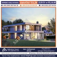 SERVİLLA ÇELİK EV VİLLA - 120 AY TAKSİTLE ANAHTAR TESLİM VİLLA,