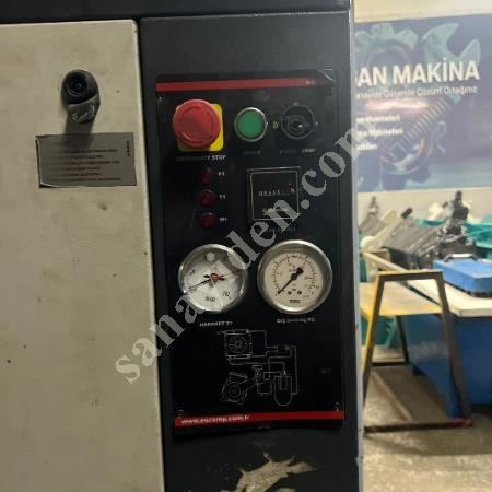 VİDALI KOMPRESÖR 500 LİTRE 2.EL TEMİZ KAZAN ÜSTÜ, Vidalı Kompresör