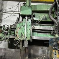 TOS DİK TORNA  2 ADET  AYNA ÇAPI 1600 ÇEVİRME ÇAPI 1800, Makina