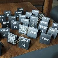 MASA MENÜSÜ,KAREKOD BASKISI, Makina