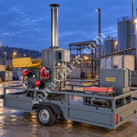 MT MAKİNA YFM-20R ÇEKİLEBİLİR RÖMORKLU YÜKSEK KAPASİTELİ YAKMA FIRINI, Geri Dönüşüm Makineleri