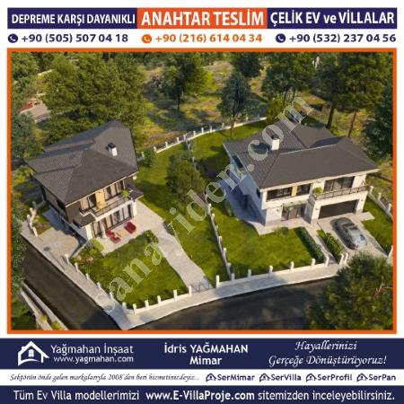 İMARLI ARSANIZA - 120 AY TAKSİTLE ANAHTAR TESLİM VİLLA, Yapı İnşaat