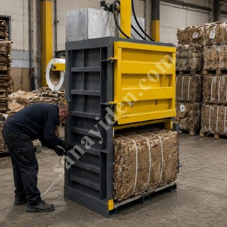 MT MAKİNA DB-70 EKSTRA AĞIR HİZMET DİKEY BALYA PRESİ – 70 TON HİDROLİK GERİ DÖNÜŞÜM PRESİ, Geri Dönüşüm Makineleri
