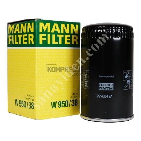 MANN W 950/38 YAĞ FİLTRESİ, Kompresör Filtre-Kurutucu