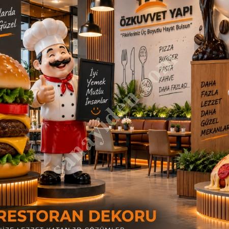 EPS RESTORAN DEKORU 3D TASARIM VE ÖZEL ÜRETİM, Yapı İnşaat