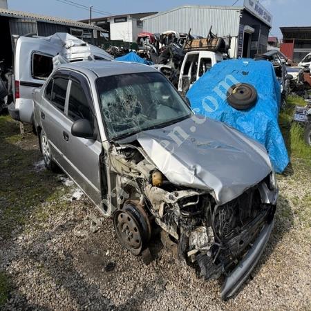SAMSUN USTAŞ OTOMOTİV'DEN HURDA BELGELİ HYUNDAİ ACCENT, Hasarlı - Hurda Araçlar