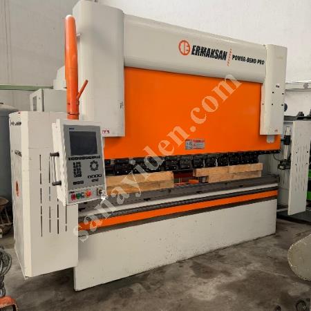 ERMAKSAN MARKA 3 METRE 135 TON 4 EKSEN CNC HİDROLİK ABKANT PRES, Makina
