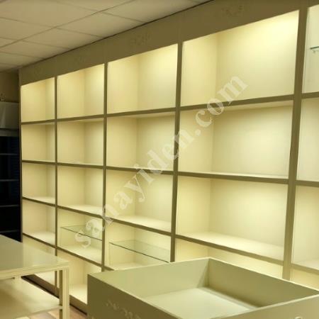 SATILIK MAĞAZA RAFI LEDLİ TÜM DÜKKAN RAF SETİ, Market Rafları