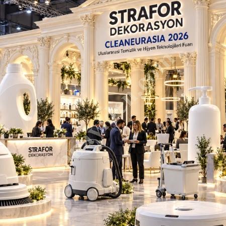 CLEANEURASIA 2026 İÇİN ÖZEL 3D STAND DEKORU VE ÜRÜN REPLİKALARI, Yapı İnşaat