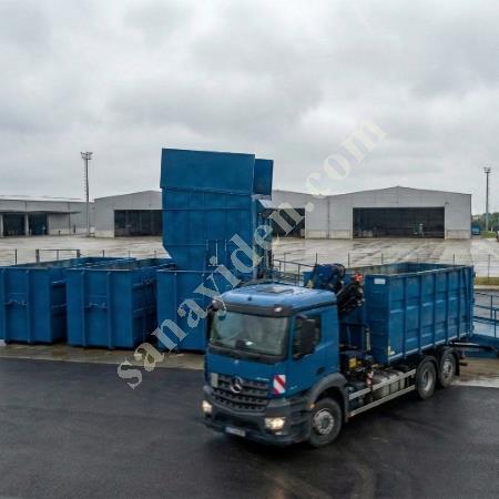 MT MAKİNA KATI ATIK TRANSFER İSTASYONU – BELEDİYE ATIK LOJİSTİĞİ İÇİN KOMPAKTÖRLÜ TRANSFER ÇÖZÜMÜ, Geri Dönüşüm Makineleri