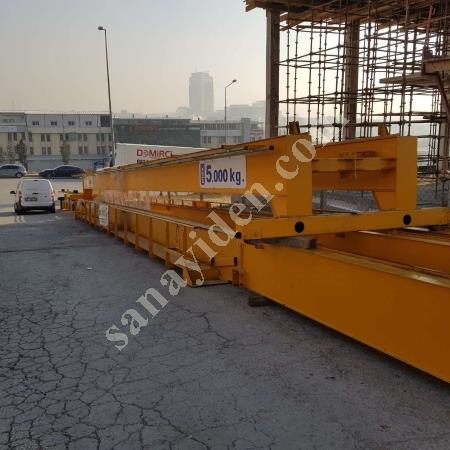 5 TONLUK 15 METRE TAVAN VİNCİ , Portal - Overhead Crane(Roof)