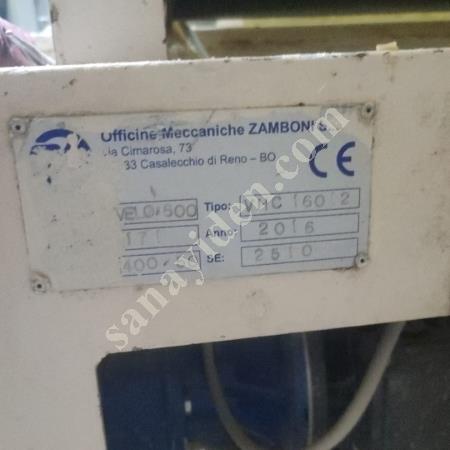 ZAMBONİ VELO 600 FİYONK (KELEBEK, FARFALLE) MAKARNA ÜRETİM MAKİNESİ, Gıda Makinaları