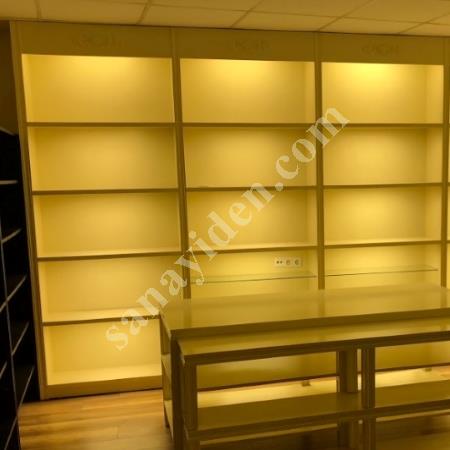 SATILIK MAĞAZA RAFI LEDLİ TÜM DÜKKAN RAF SETİ, Market Rafları