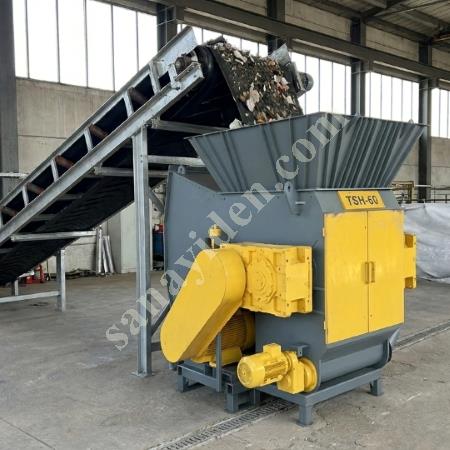 MT MAKİNA CROTAX-60 TEK ŞAFTLI PLASTİK VE ATIK PARÇALAYICI (SHREDDER), Geri Dönüşüm Makineleri