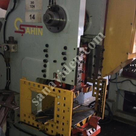 40 TON CTİPİ TEK BİYELLİ ŞAHİN MARKA EKSANTRİK HAVA KAVRAMALI PRES, Eksantrik Pres