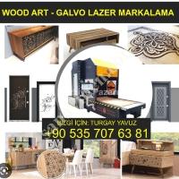 GALVO LAZER - ROBAR MAKİNE - WOOD ART LAZER - MOBİLYA LAZERİ, Makina