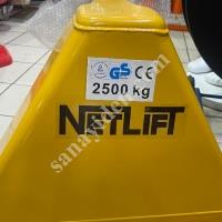 NETLİFT 2500 KG TRANSPALET, Manuel Transpalet