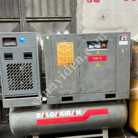 DALGAKIRAN VİDALI KOMPRESÖR 2.EL 2021 MODEL, Vidalı Kompresör